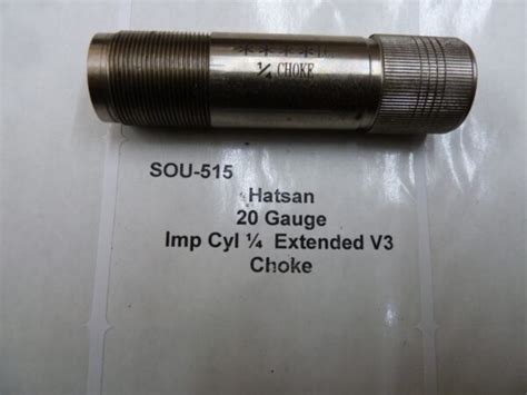 hatsan escort 20 ga v3 extended choke tubes The shotguns come with fixed and folding sights and a sight adjustment tool